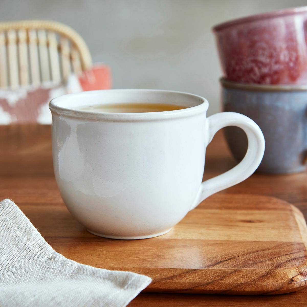 Minerals Set of 4 Mugs, Moonstone