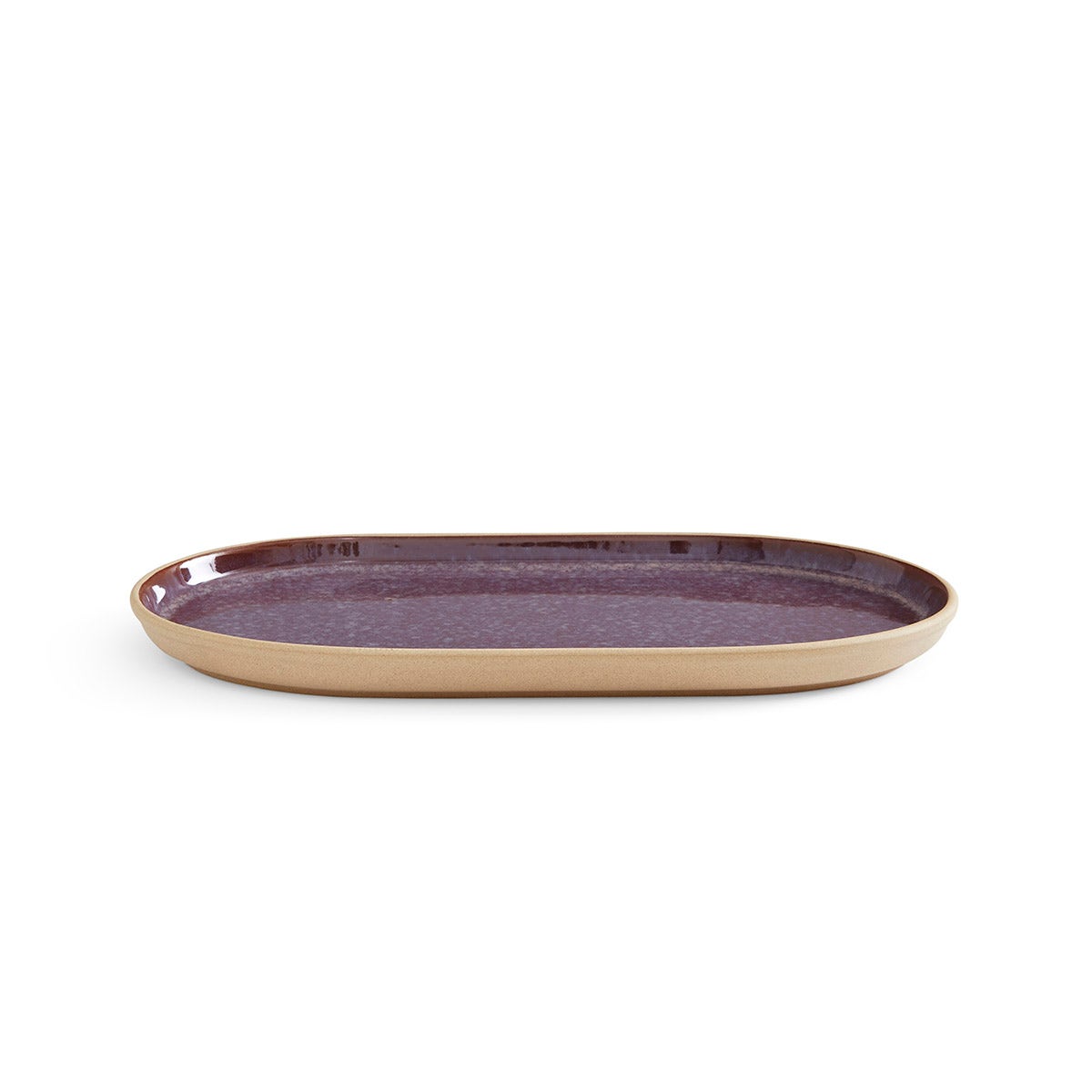 Minerals Medium Oval Platter, Amethyst