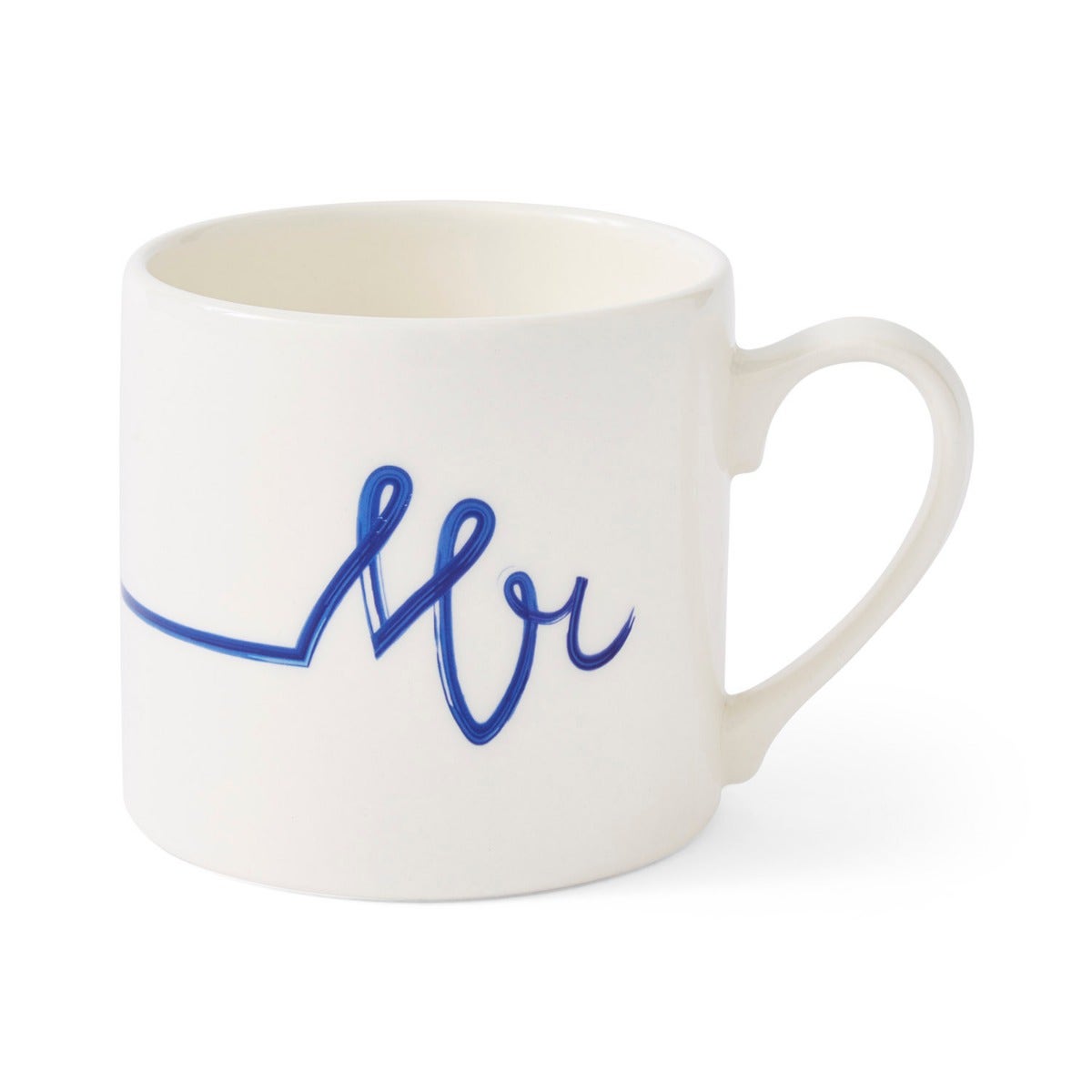 Mug Meirion Mr Mug, Blue & White