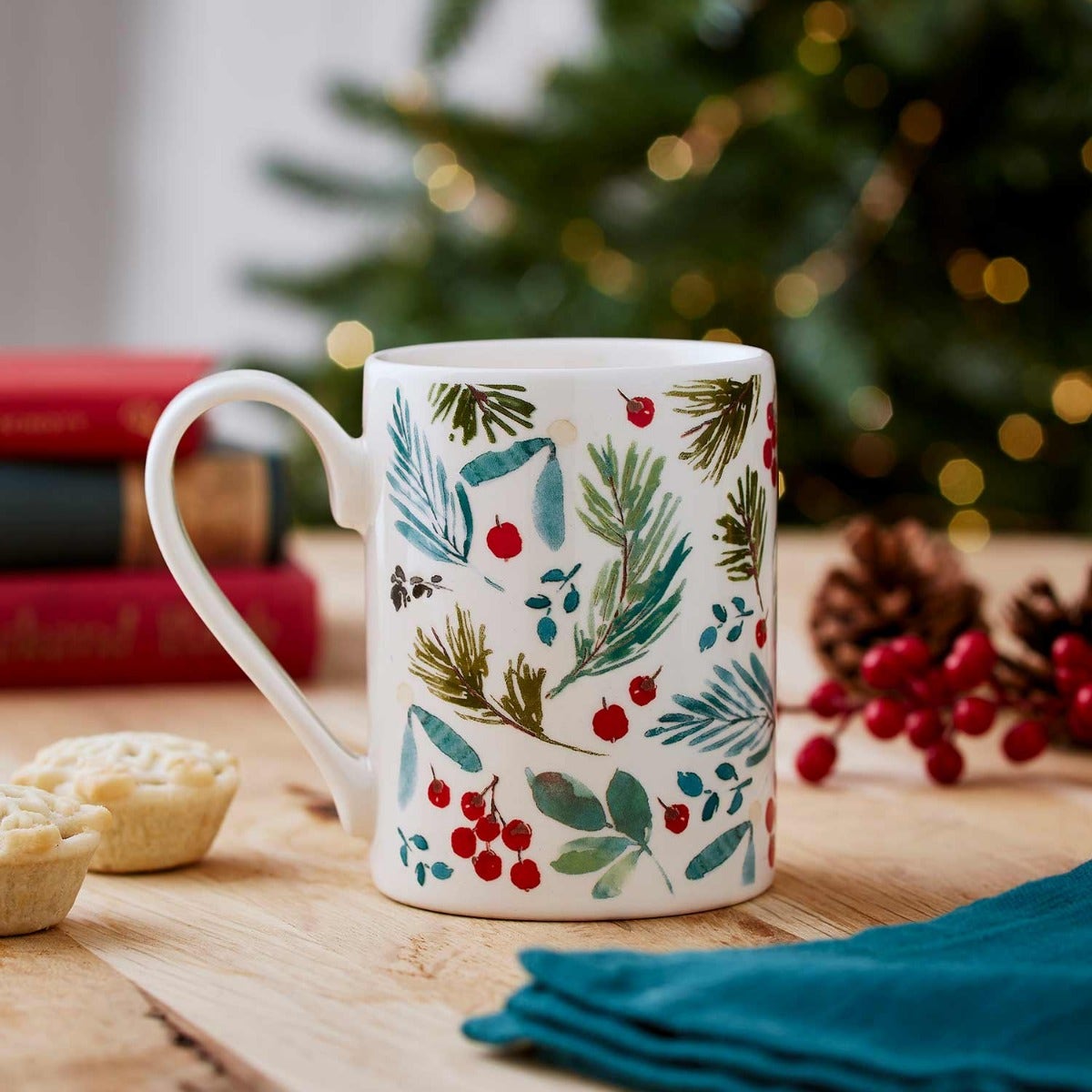 Mug Meirion Christmas Sprigs Mug