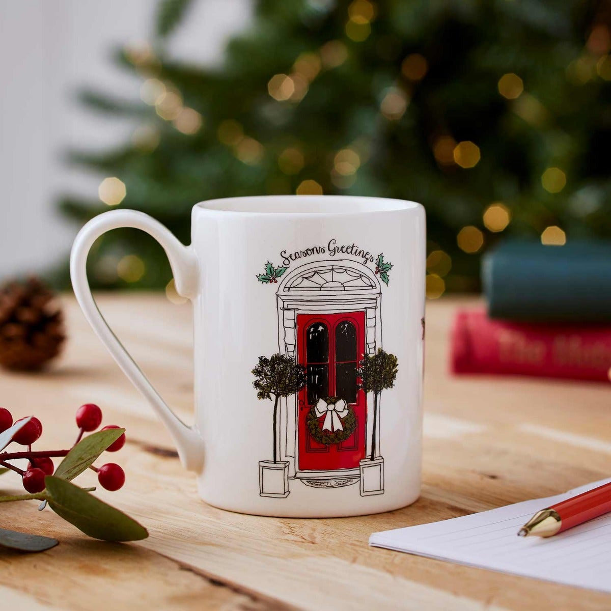 Mug Meirion Christmas Door Mug  