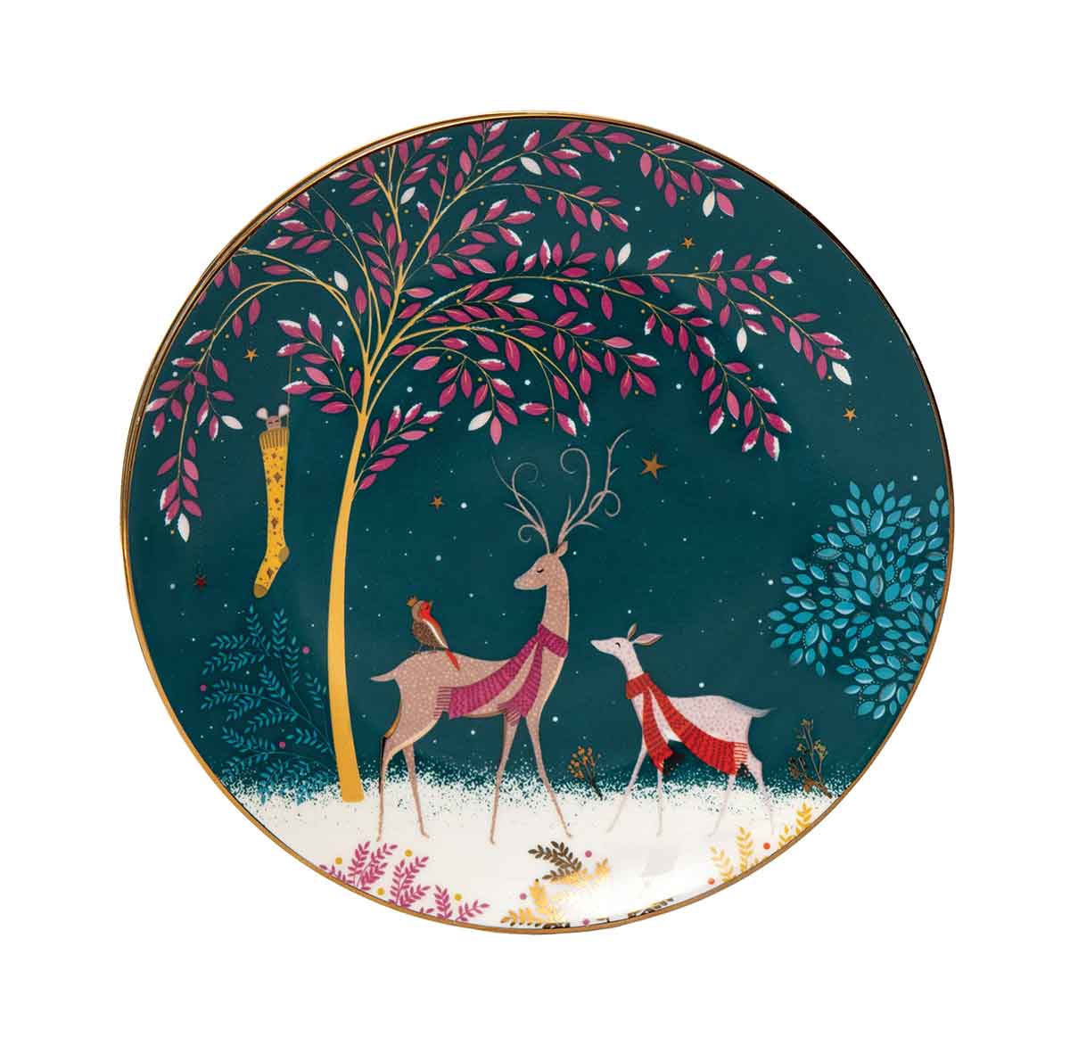 Woodland Tales Set of 4 Plates, Assorted