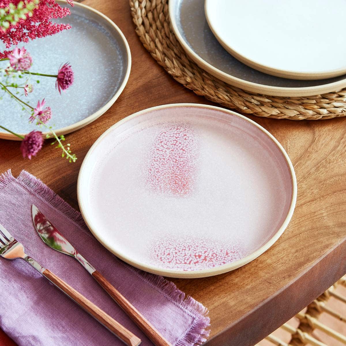 Portmeirion Minerals Side Plate, Rose Quartz