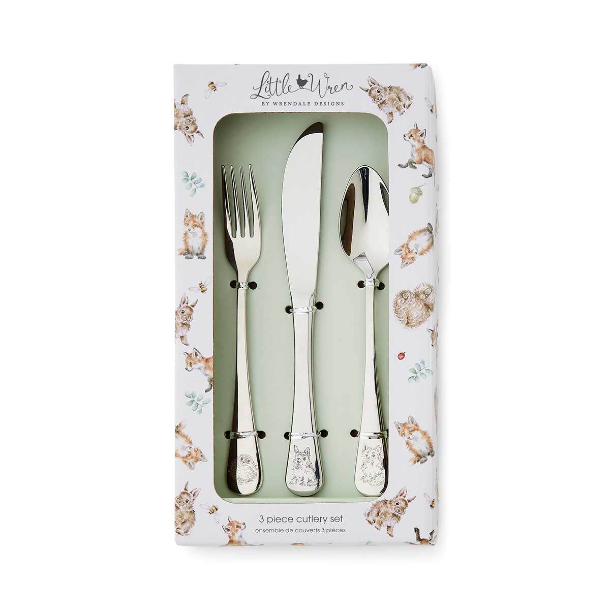 Wrendale Designs Little Wren Cutlery Set