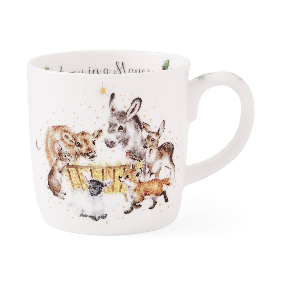 Wrendale Designs Away in a Manger Mug