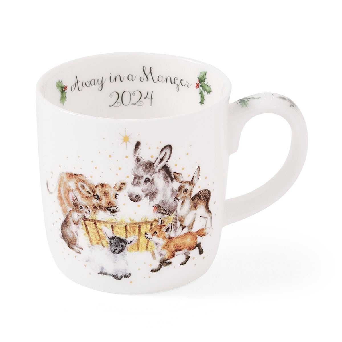 Wrendale Designs Away in a Manger Mug