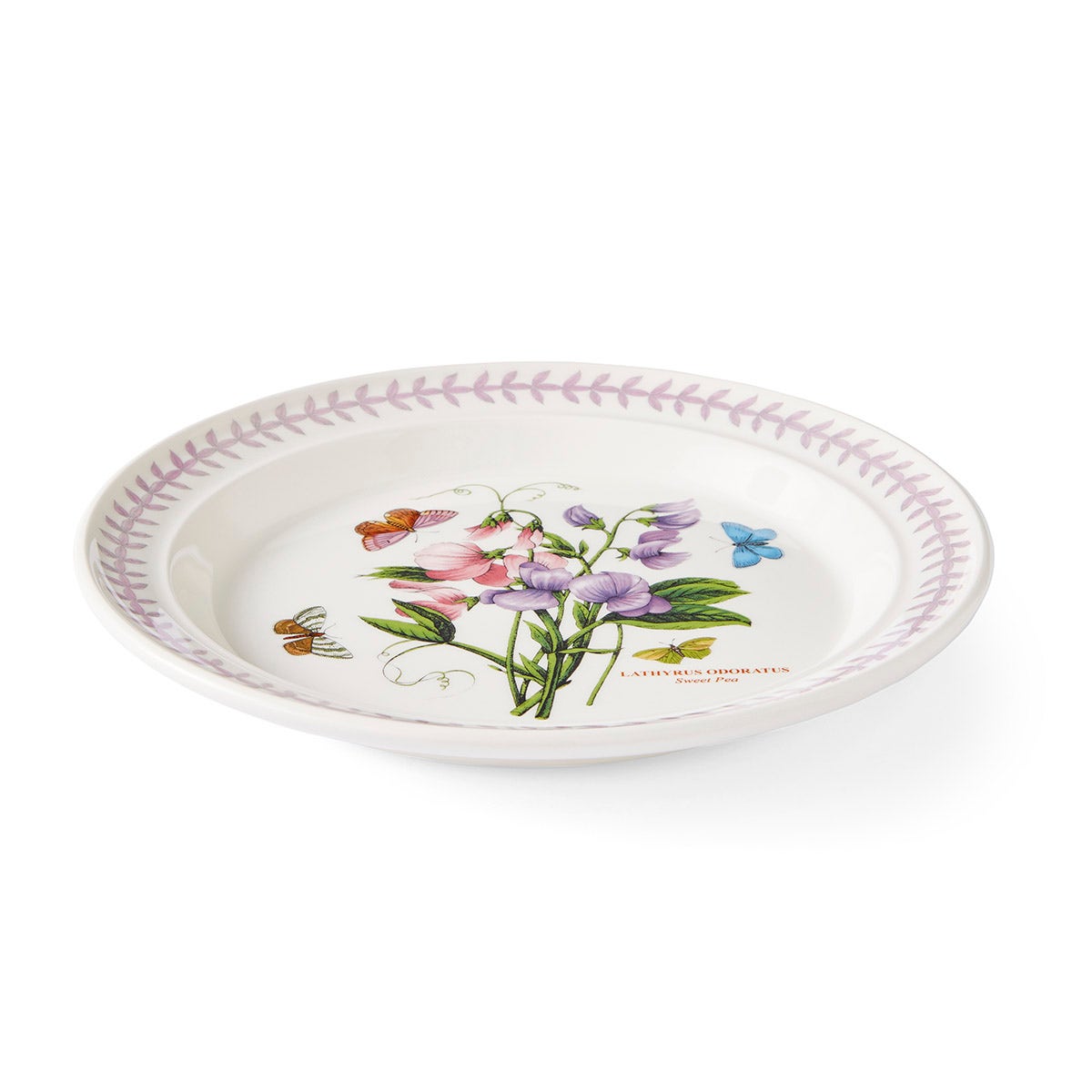 Botanic Garden Meadow Dinner Plate, Sweetpea