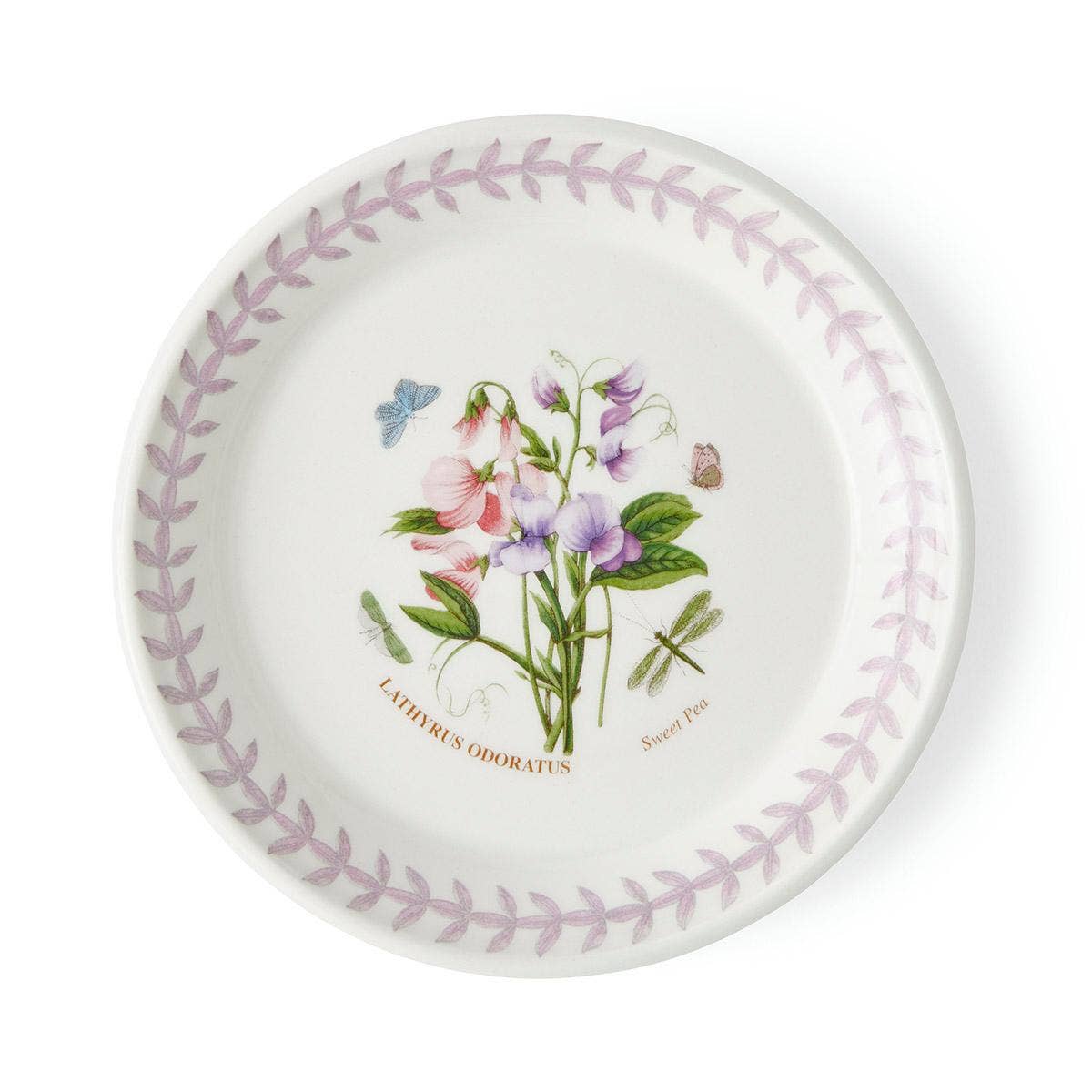 Botanic Garden Meadow Bread Plate, Sweetpea