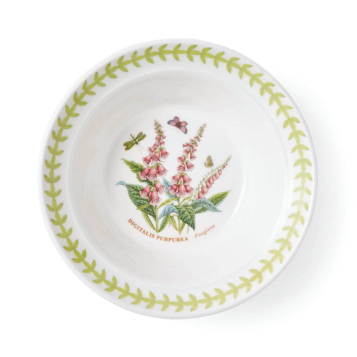 Botanic Garden Meadow Oatmeal Bowl, Foxglove