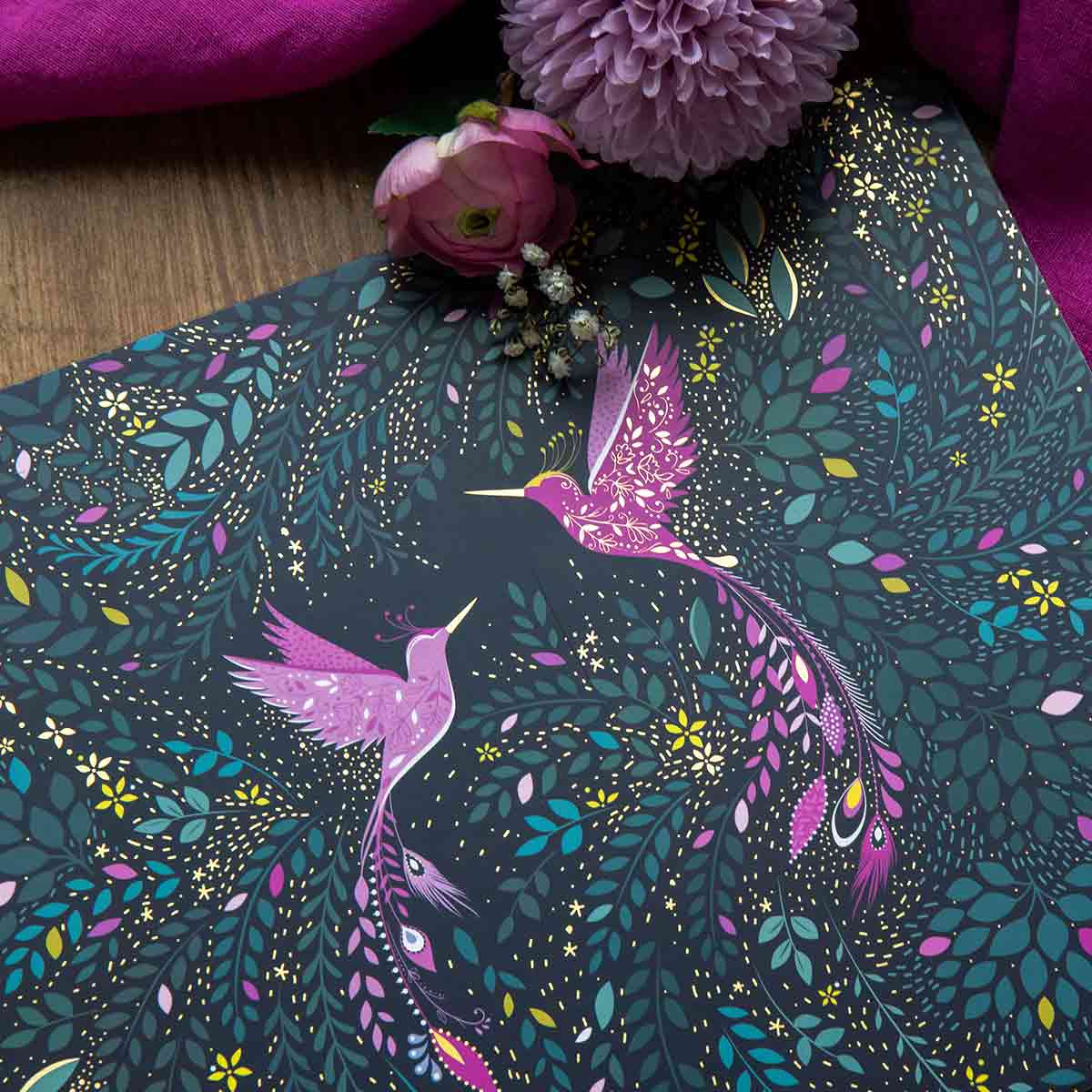 India Set of 4 Large Placemats