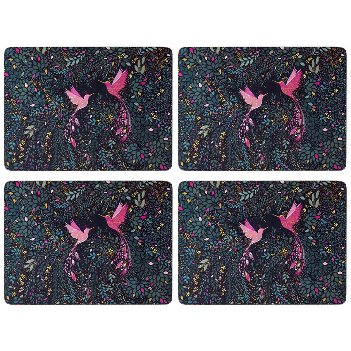 India Set of 4 Large Placemats