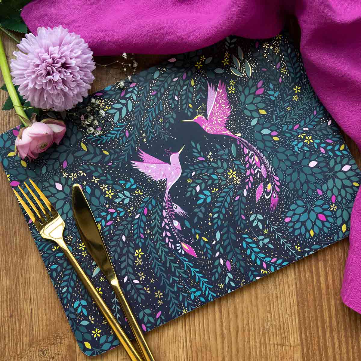 India Set of 4 Large Placemats
