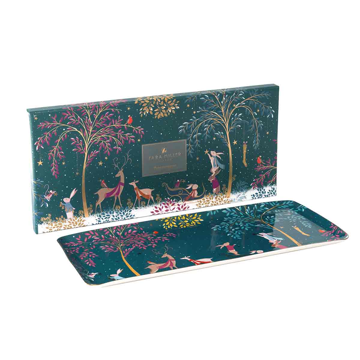 Woodland Tales Sandwich Tray, Deer & Robin