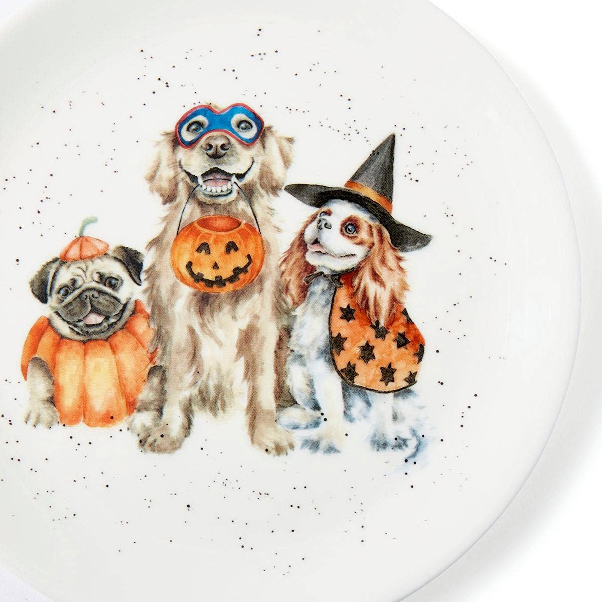 Wrendale Designs Trick or Treat Coupe Plate