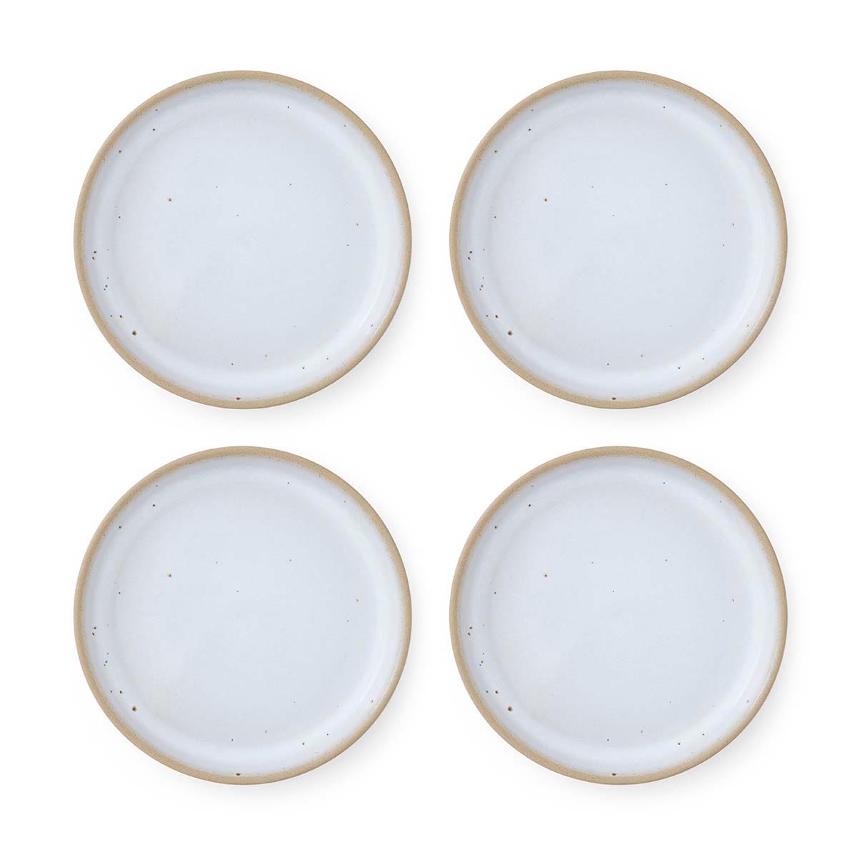 Portmeirion Minerals set of 4 Tea Plates, Moonstone