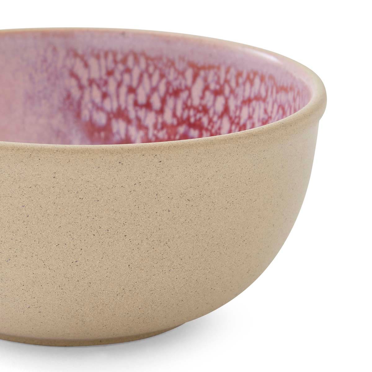 Portmeirion Minerals set of 4, 5.5 Inch Bowls, Rose Quartz