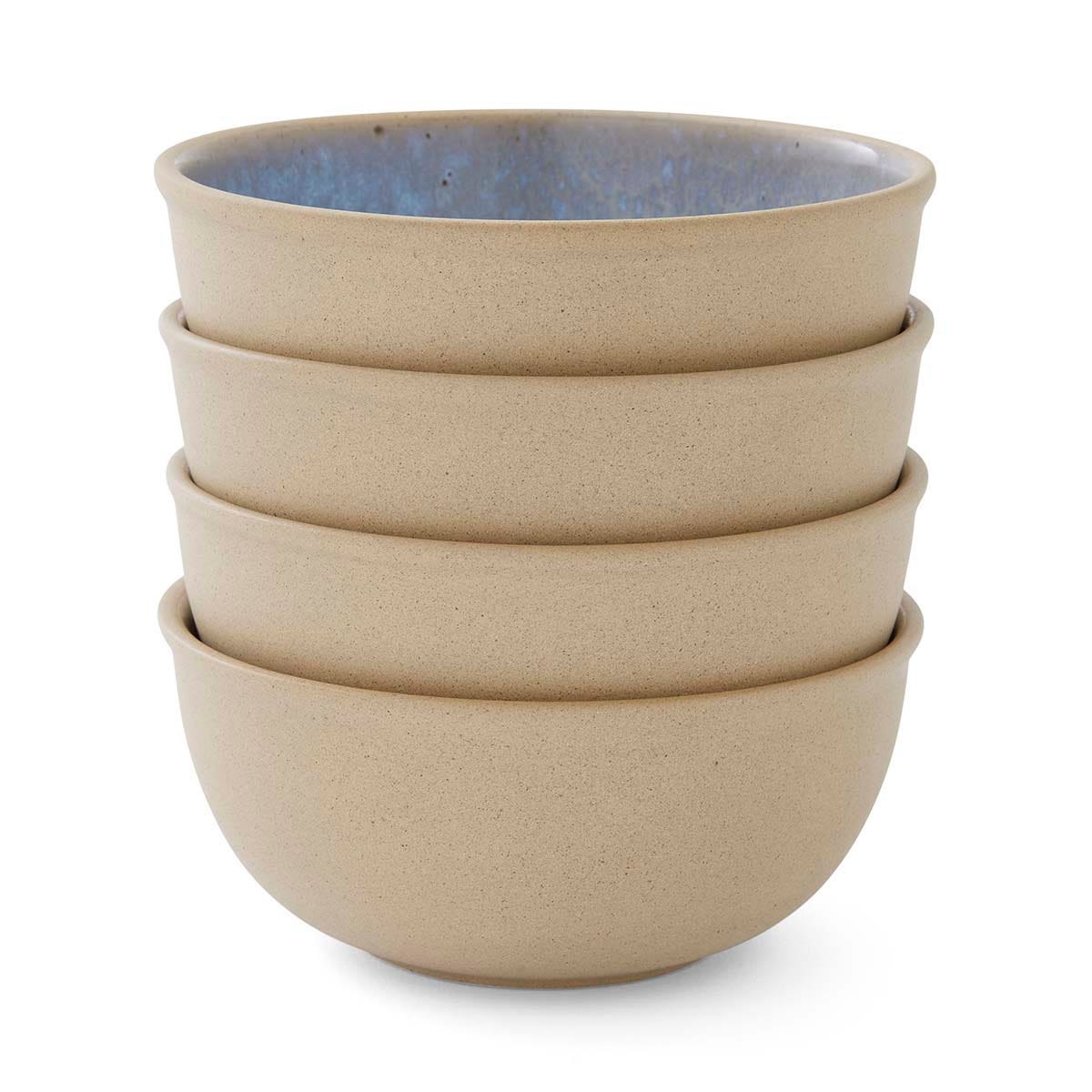 Portmeirion Minerals set of 4, 5.5 Inch Bowls, Aquamarine