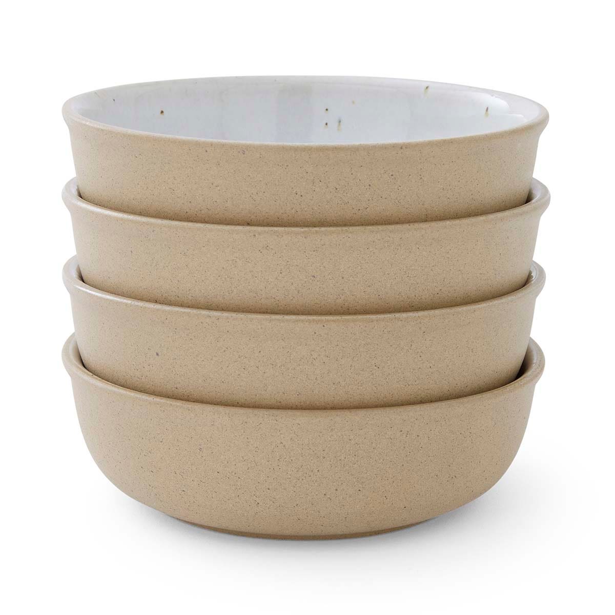 Portmeirion Minerals set of 4, Small Low Bowls, Moonstone