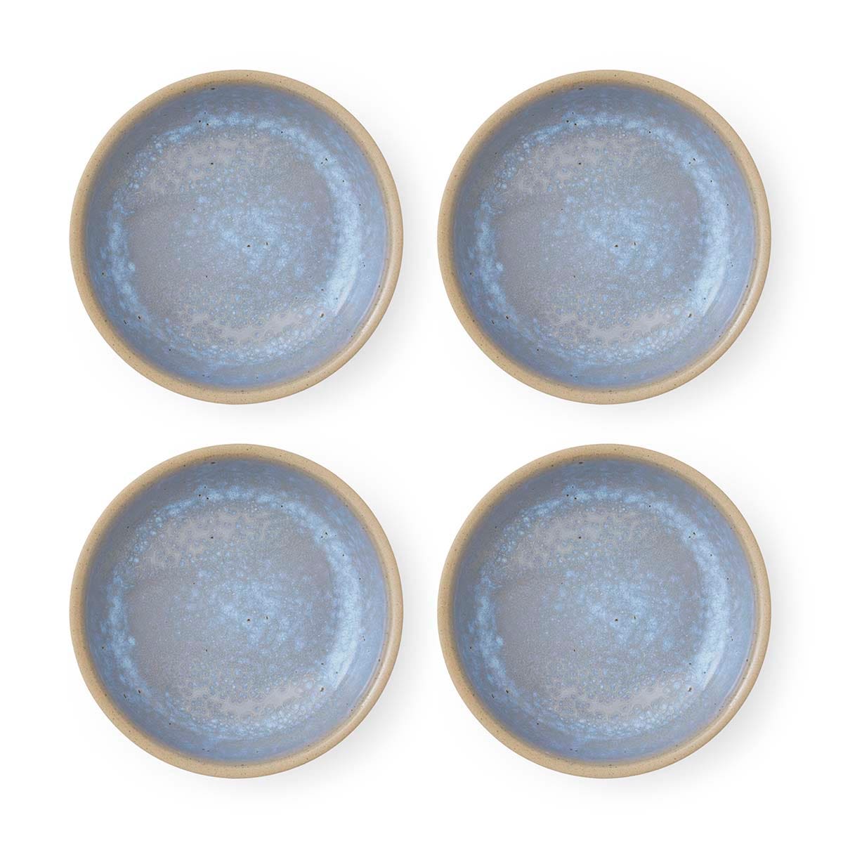 Portmeirion Minerals set of 4, Small Low Bowls, Aquamarine