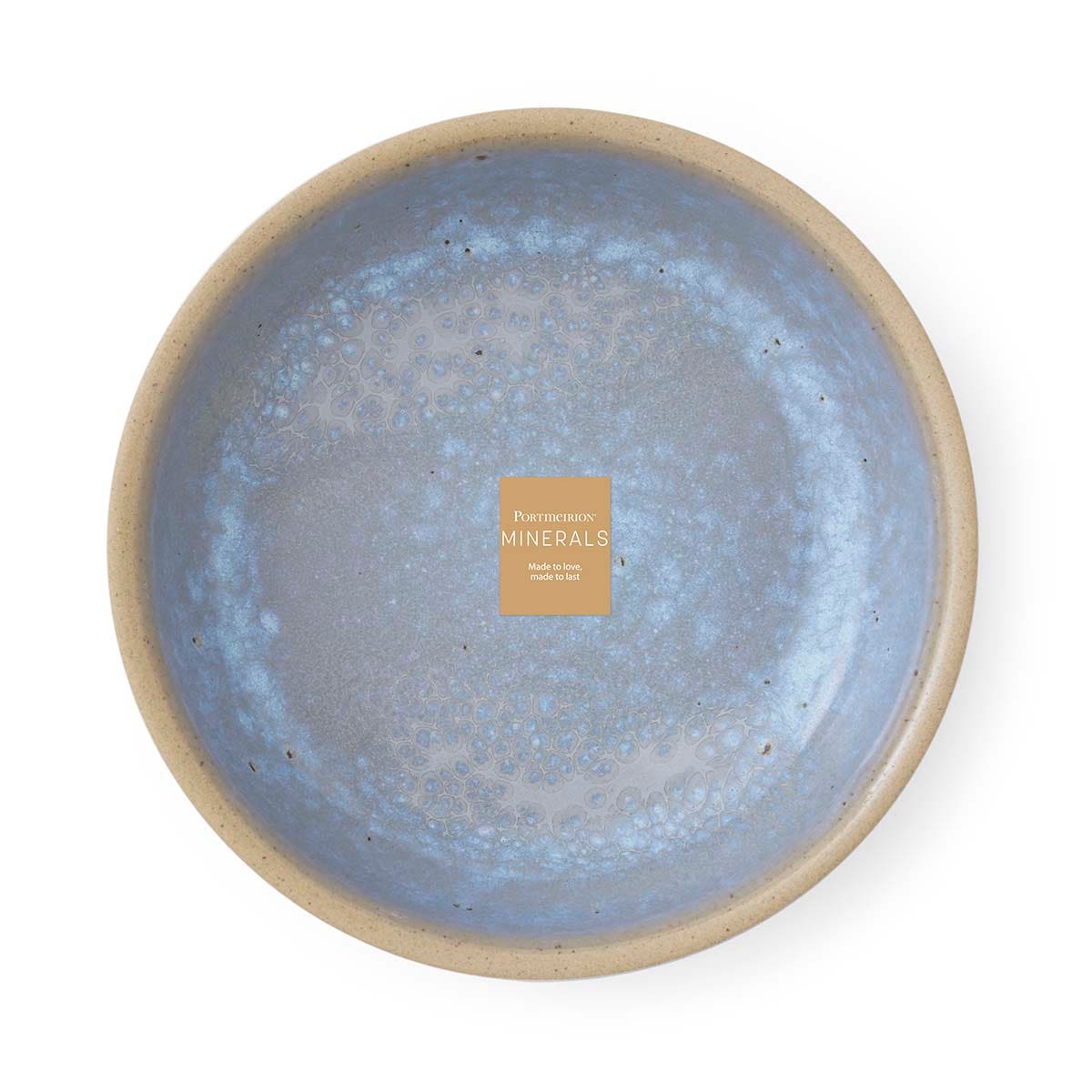 Portmeirion Minerals set of 4, Small Low Bowls, Aquamarine