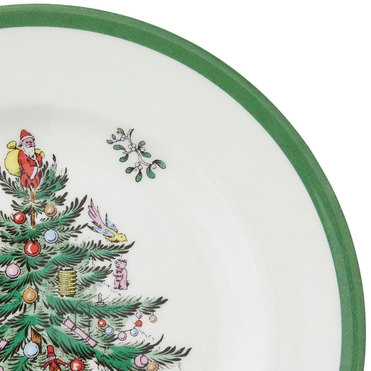 Christmas Tree Set of 4 Plates