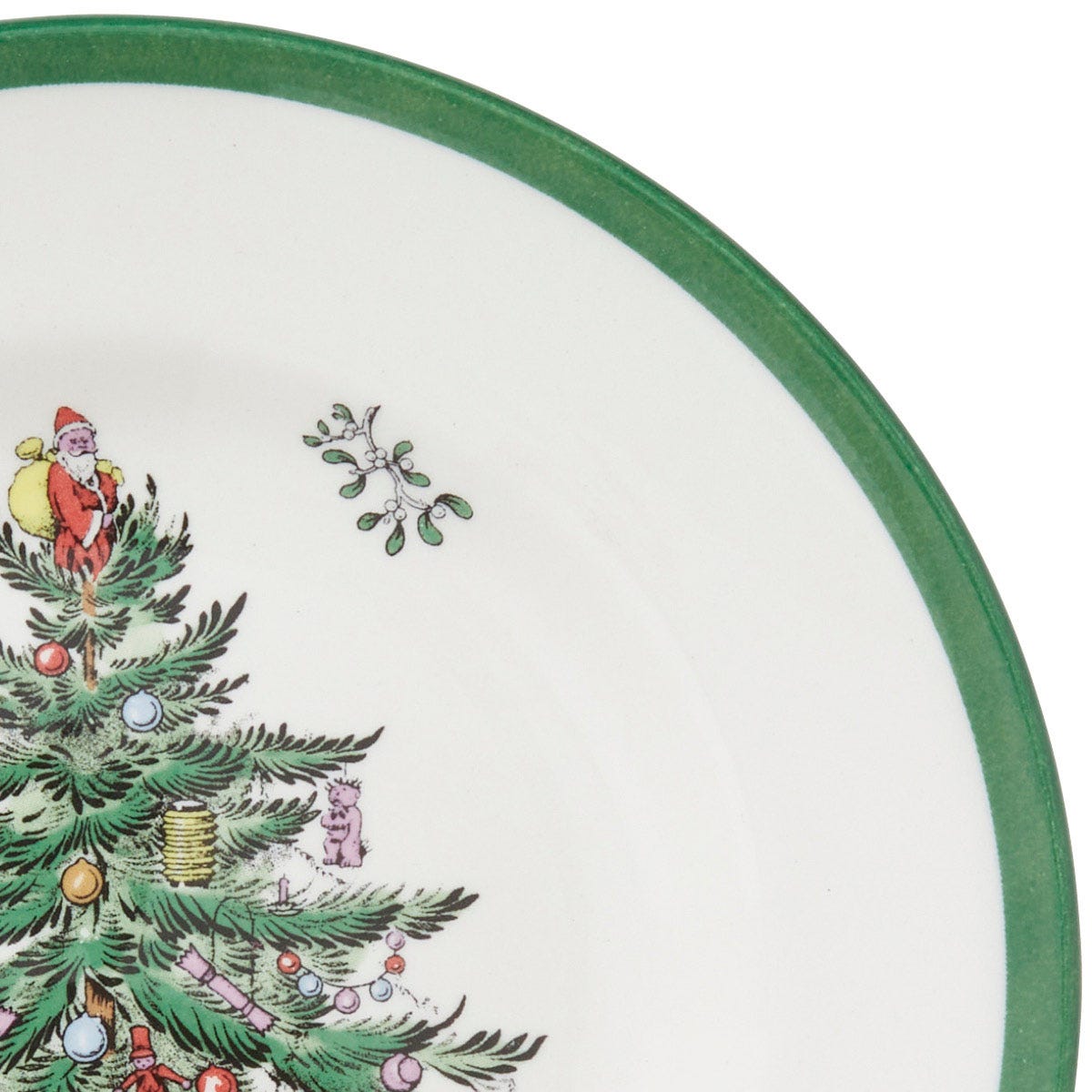 Christmas Tree Set of 4 Tea Plates