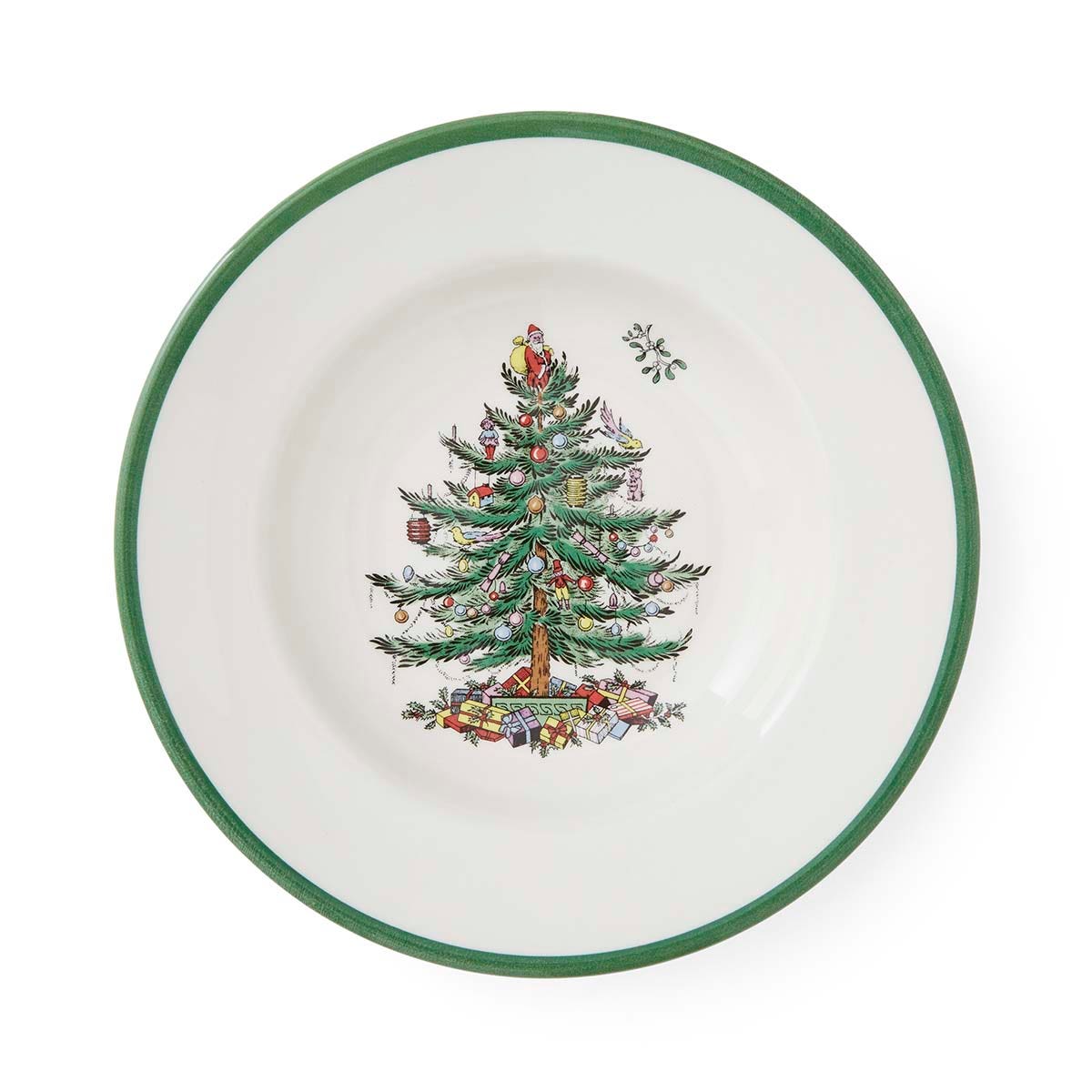 Christmas Tree Set of 4 Soup Plates
