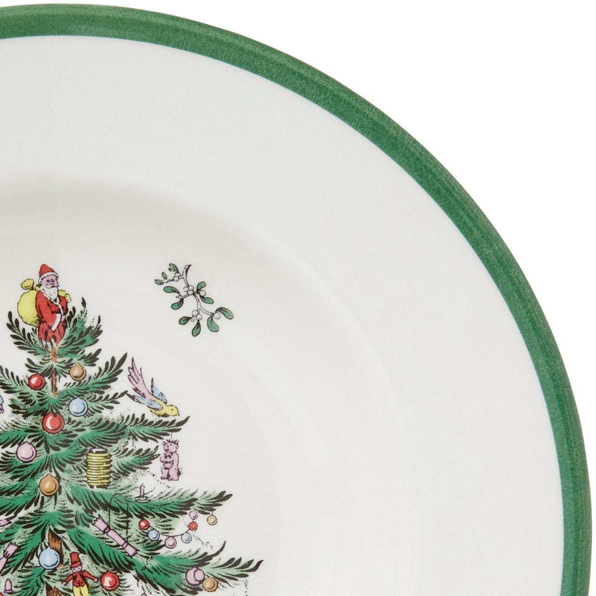 Christmas Tree Set of 4 Soup Plates