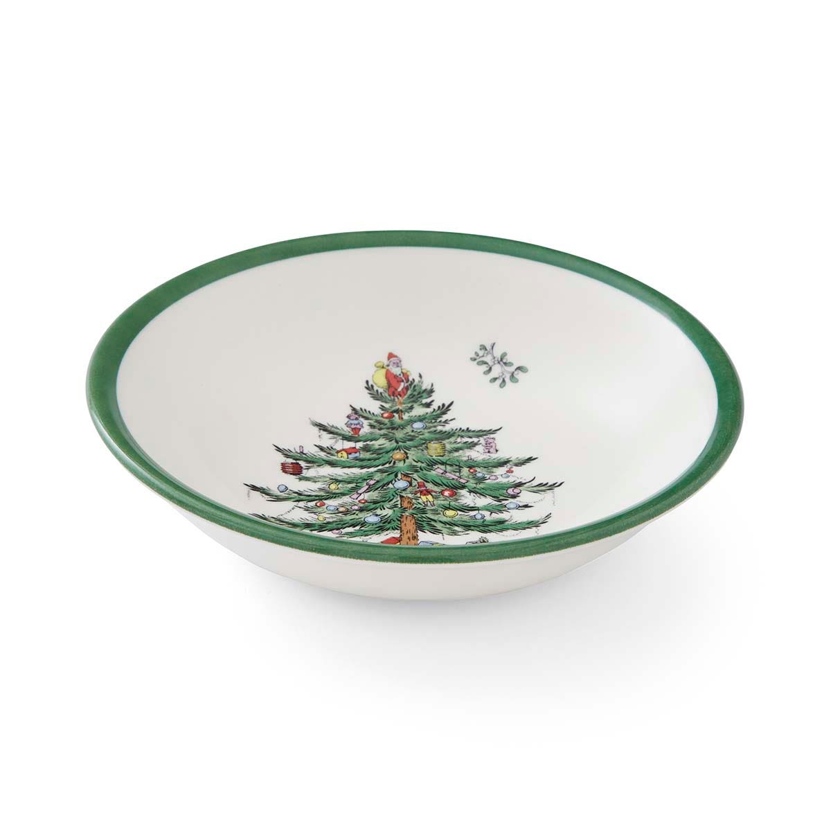 Christmas Tree Set of 4 Small Cereal Bowls