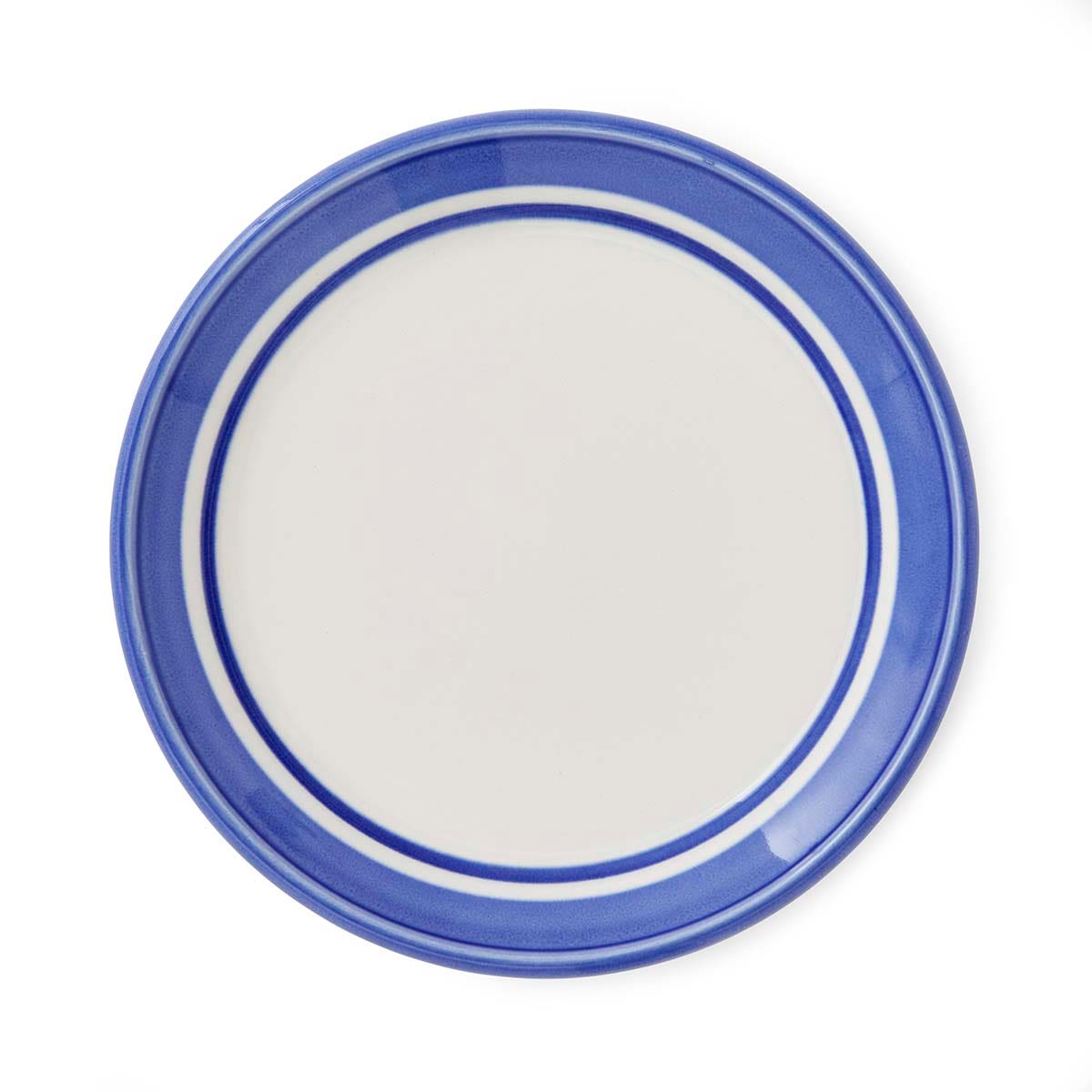 Potter's Stripe Bread Plate, Blue
