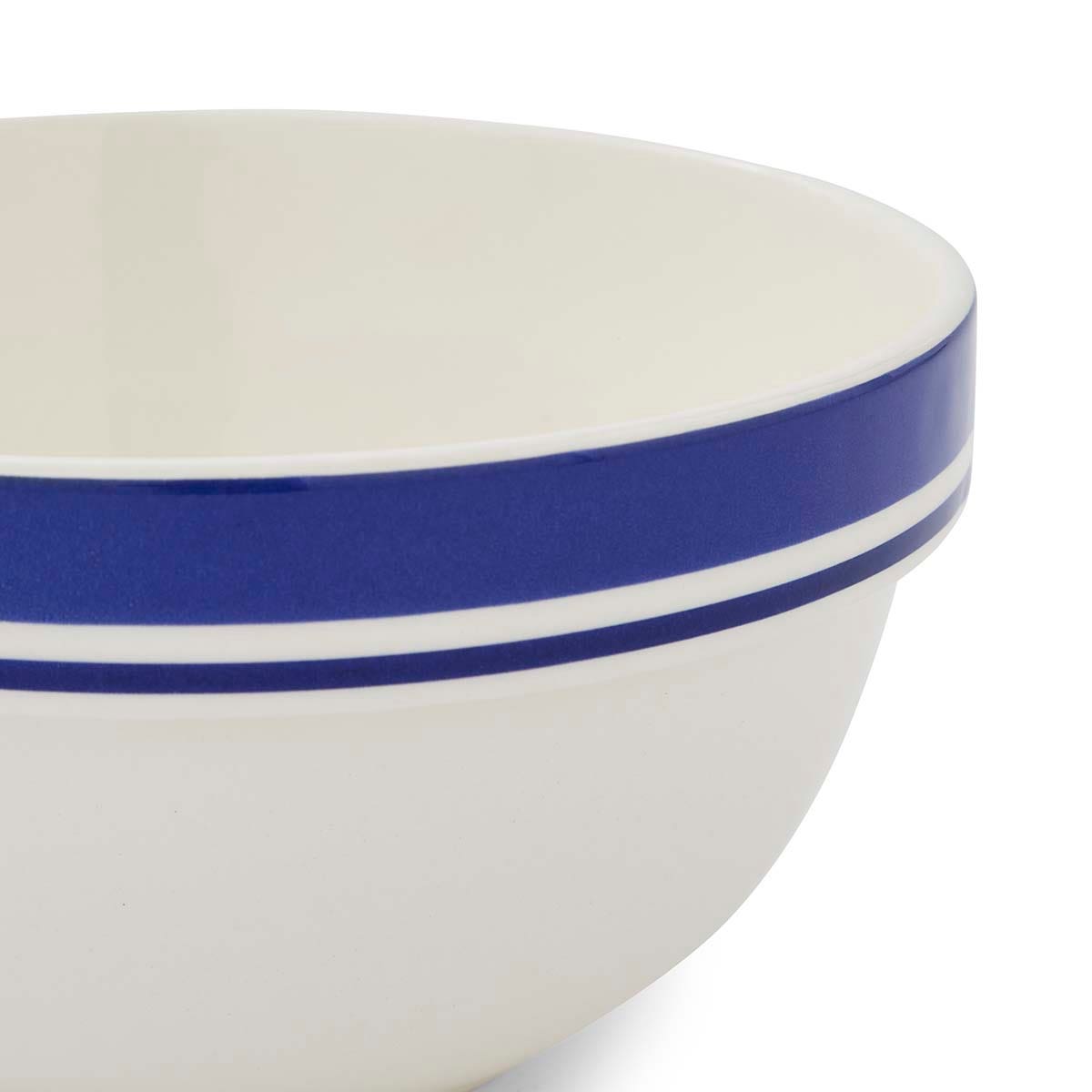 Potter's Stripe 7 Inch Stacking Bowl, Blue