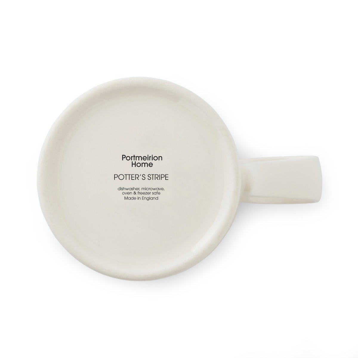 Potter's Stripe Breakfast Mug, Red