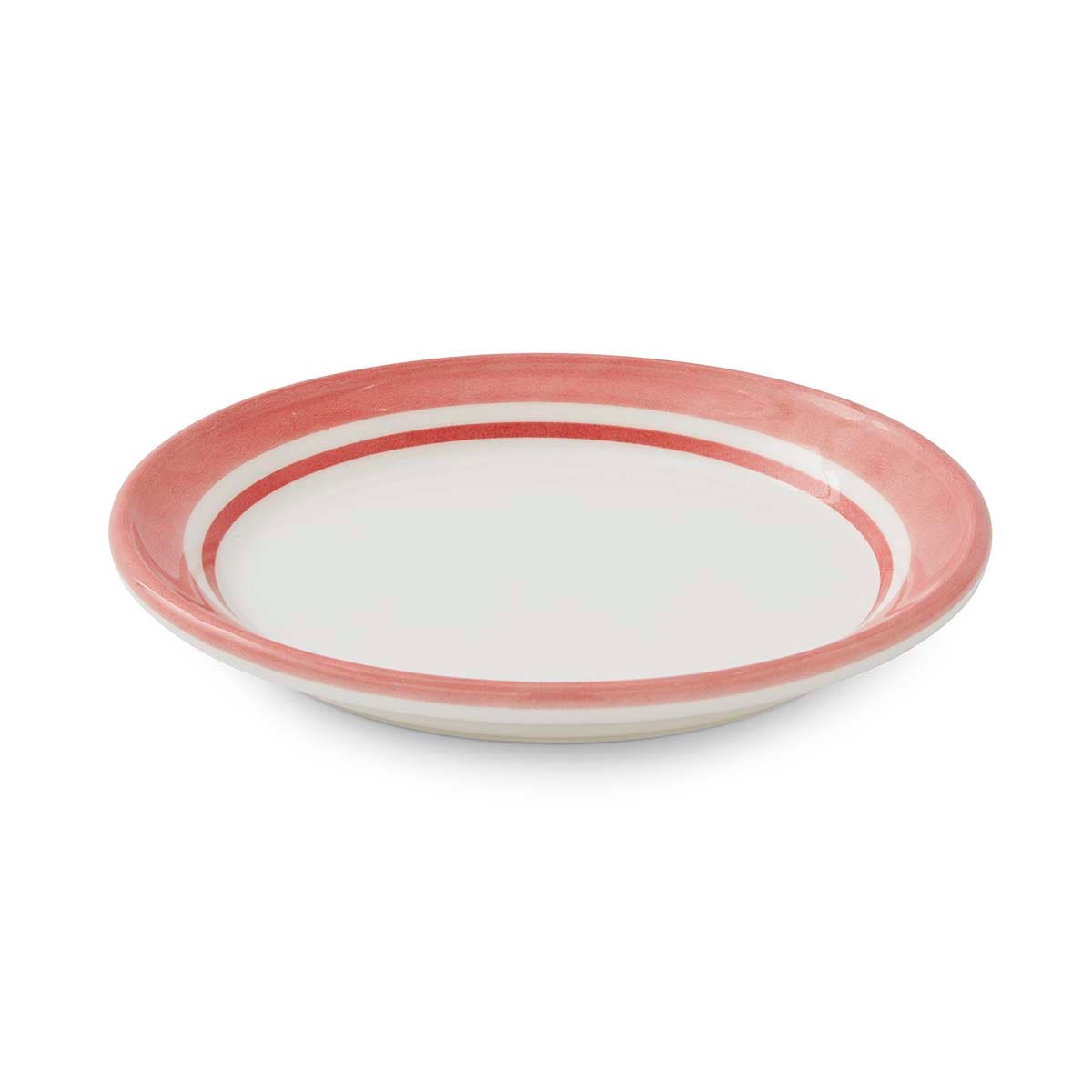 Potter's Stripe Bread Plate, Red