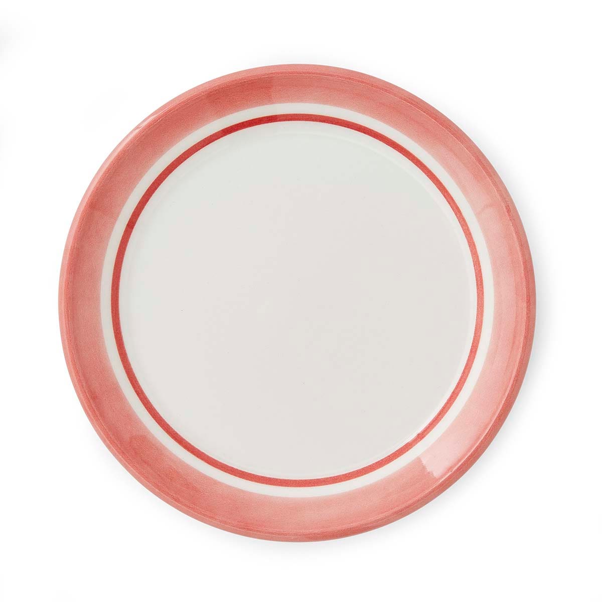 Potter's Stripe Bread Plate, Red