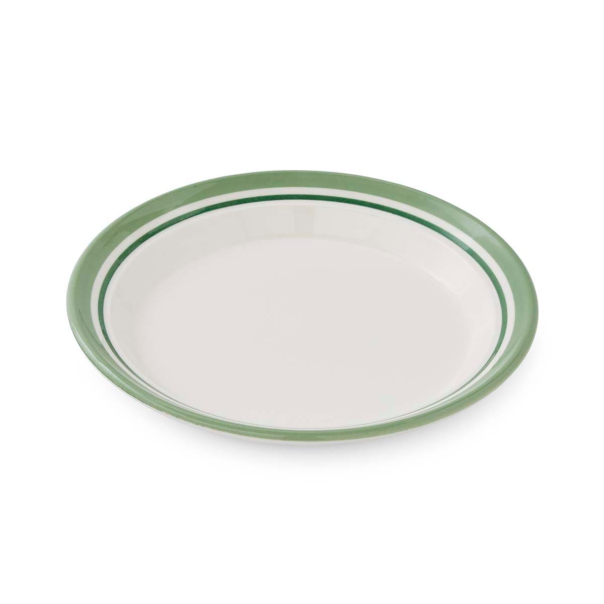 Potter's Stripe Side Plate, Green