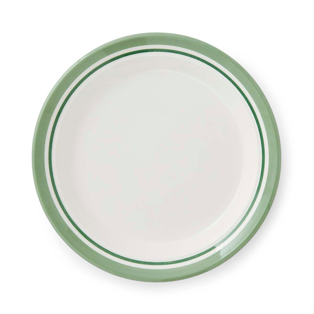 Potter's Stripe Side Plate, Green