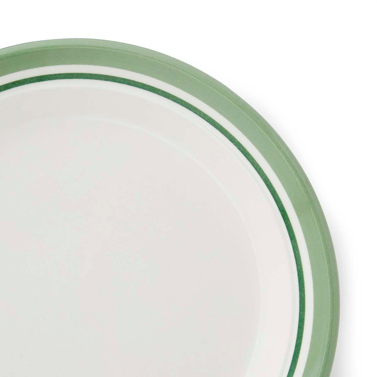 Potter's Stripe Side Plate, Green