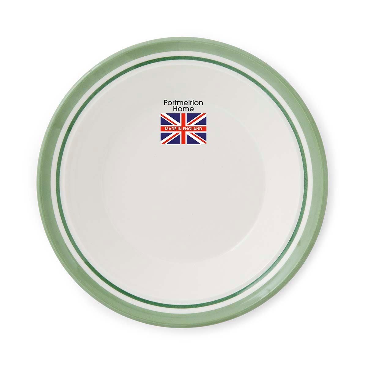 Potter's Stripe Soup Plate, Green