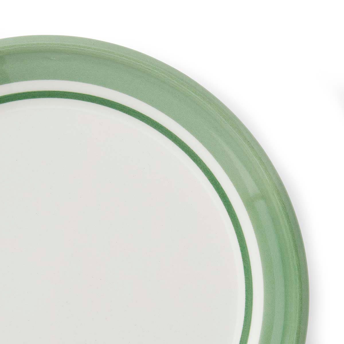 Potter's Stripe Bread Plate, Green