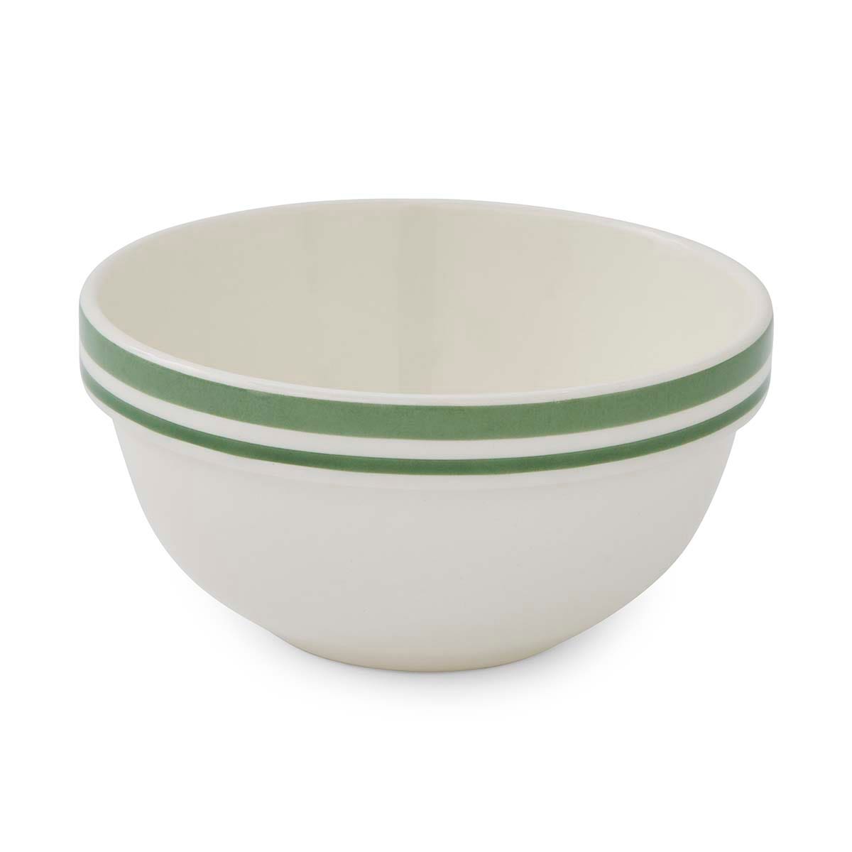 Potter's Stripe 5.5 Inch Stacking Bowl, Green