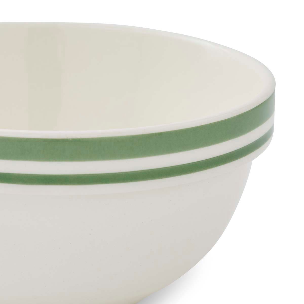 Potter's Stripe 5.5 Inch Stacking Bowl, Green
