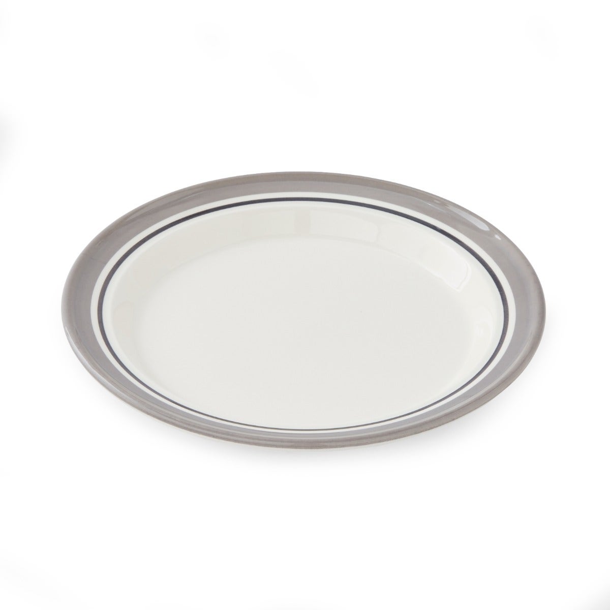 Potter's Stripe Dinner Plate, Grey