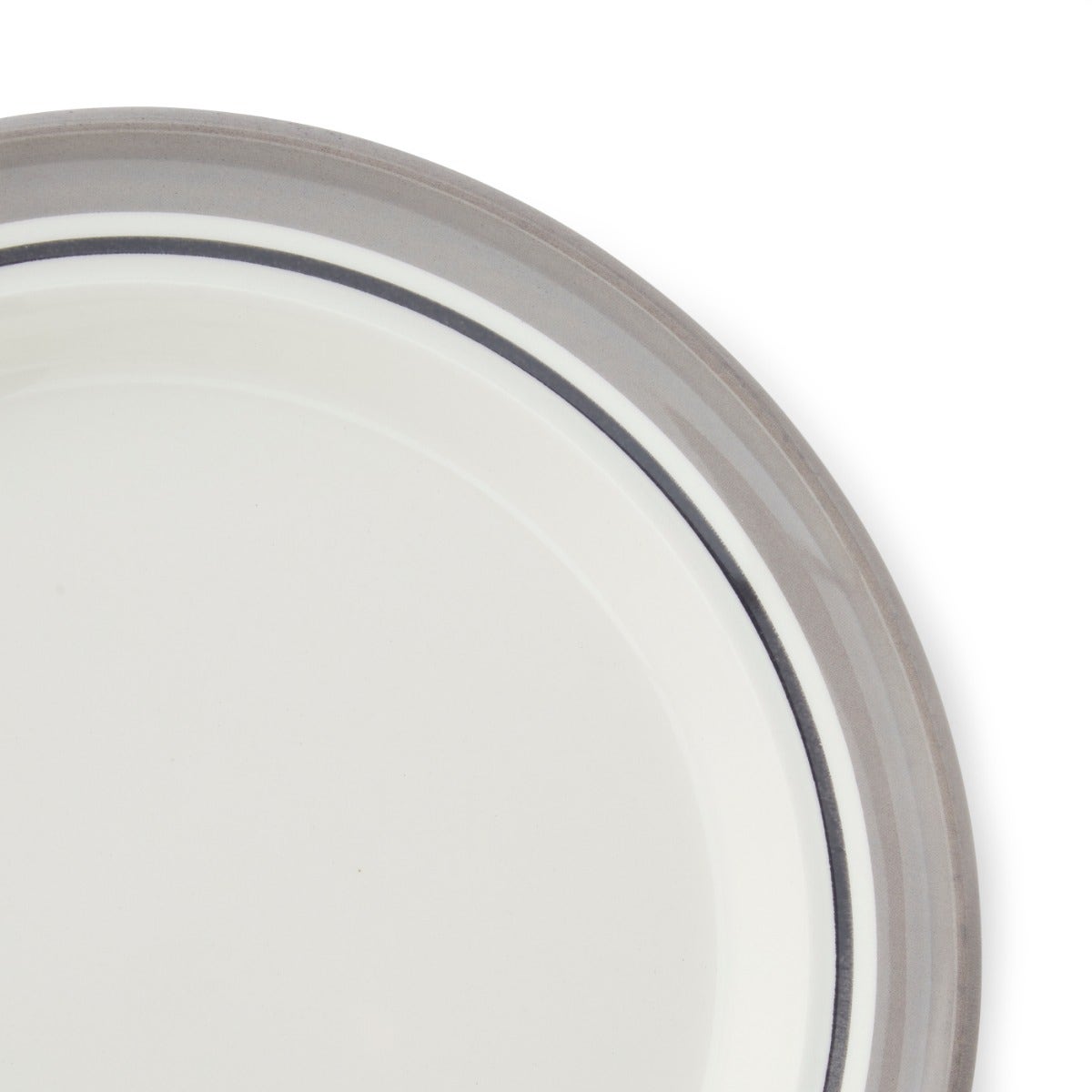 Potter's Stripe Dinner Plate, Grey