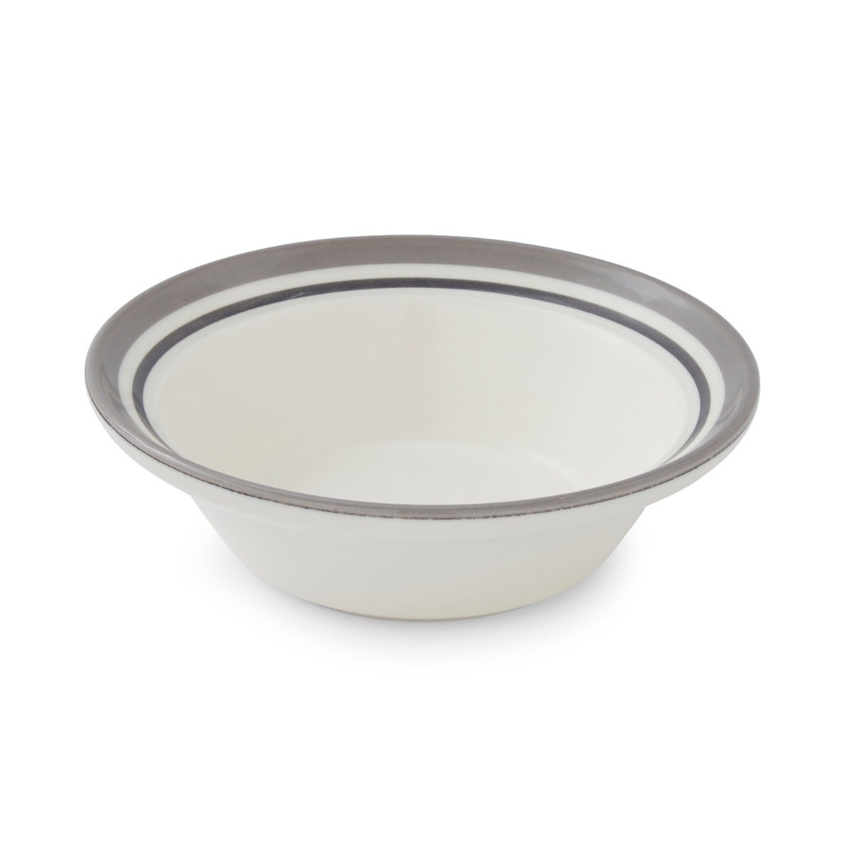 Potter's Stripe Oatmeal Bowl, Grey