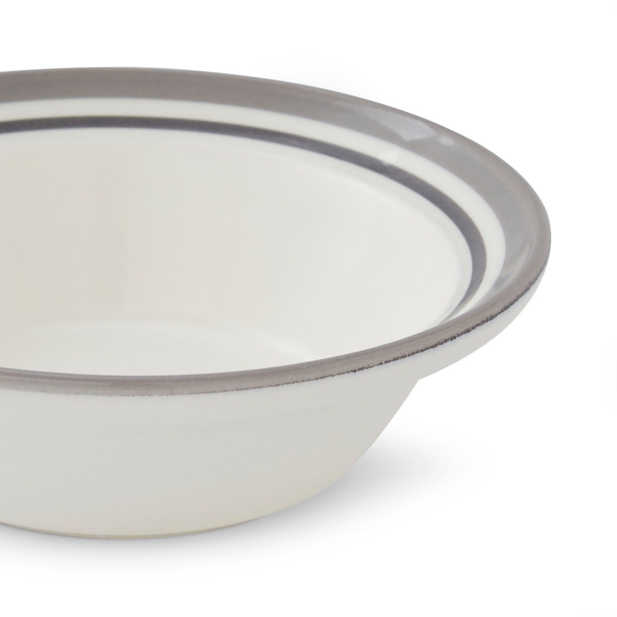 Potter's Stripe Oatmeal Bowl, Grey