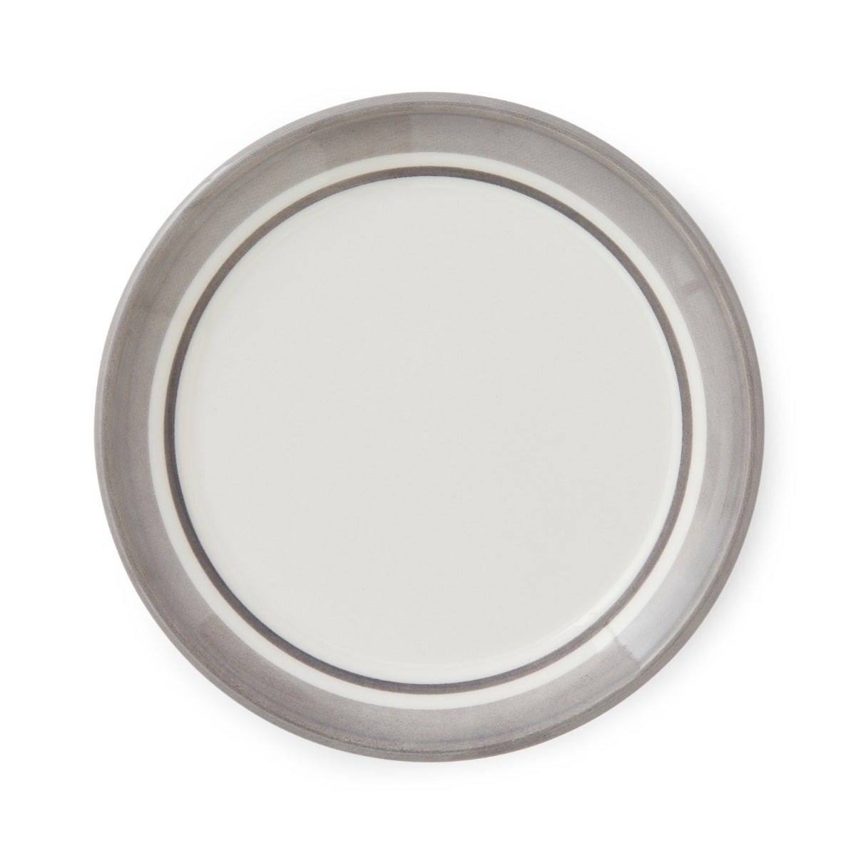 Potter's Stripe Bread Plate, Grey