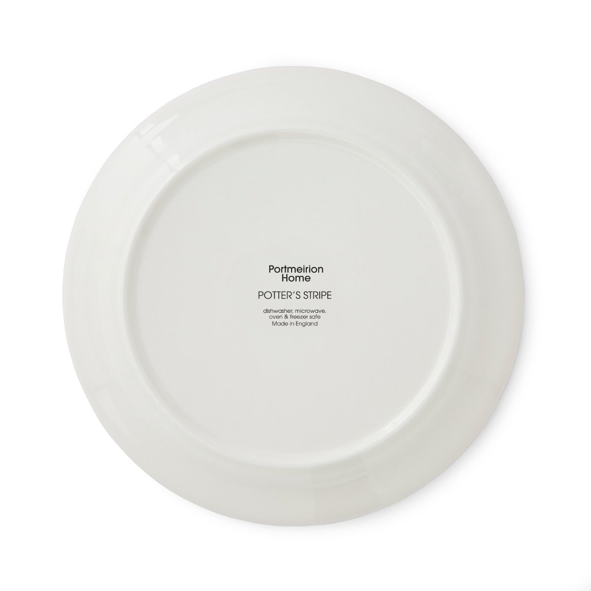 Potter's Stripe Bread Plate, Grey