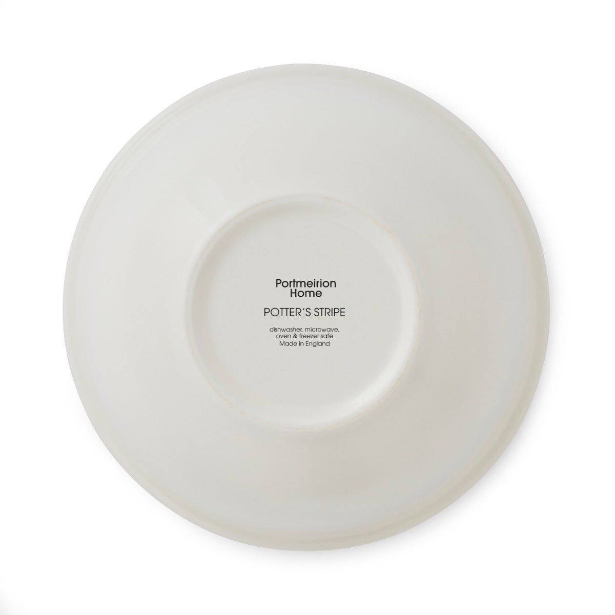 Potter's Stripe 7 Inch Stacking Bowl, Grey