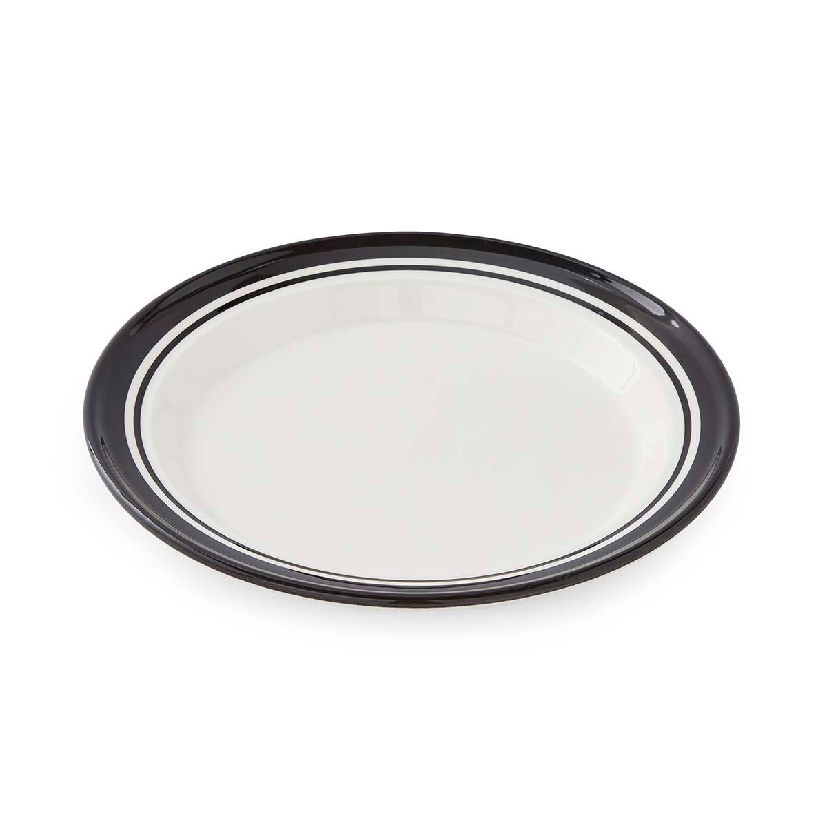 Potter's Stripe Dinner Plate, Black