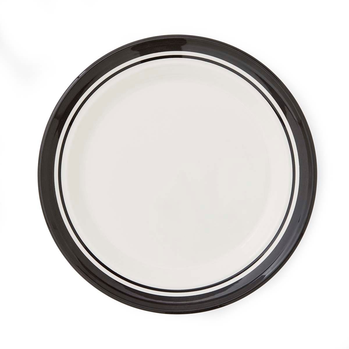 Potter's Stripe Dinner Plate, Black